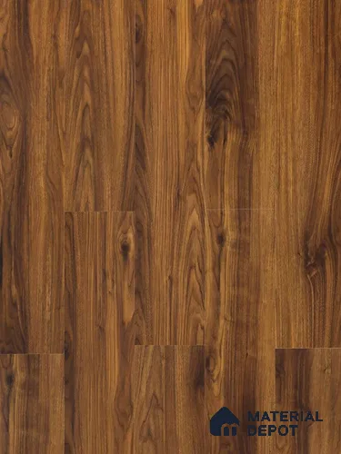 HDF Laminate Wood Floor AC4 Grade LF 00321 F Majestic Stretto Walnut 48 x 8 inch (1217x196 mm) - 8 mm | Aqua Protect 12 Hours Water Resistance | 20 Years Warranty | Anti Static and Stain Resistant | Straight Edge | Wood Embossed Surface | Uniclic Installation | 10 Plank Variations