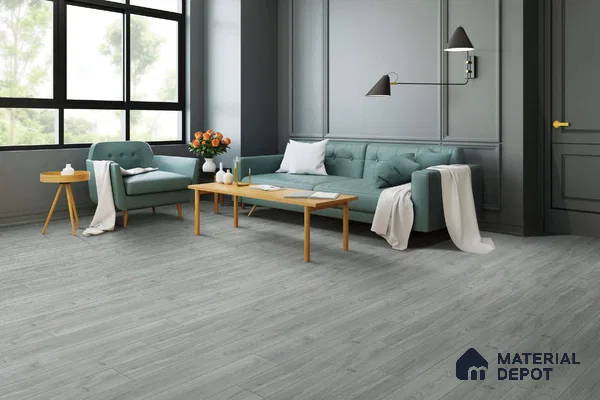 HDF Laminate Wood Floor AC4 Grade LF 00322 E Majestic Burlington Oak 48 x 8 inch (1217x196 mm) - 8 mm | Aqua Protect 12 Hours Water Resistance | 20 Years Warranty | Anti Static and Stain Resistant | Straight Edge | Wood Embossed Surface | Uniclic Installation | 10 Plank Variations