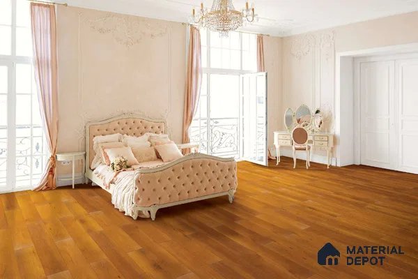 HDF Laminate Wood Floor AC4 Grade LF 00322 C Majestic Loft Oak 48 x 8 inch (1217x196 mm) - 8 mm | Aqua Protect 12 Hours Water Resistance | 20 Years Warranty | Anti Static and Stain Resistant | Straight Edge | Wood Embossed Surface | Uniclic Installation | 10 Plank Variations