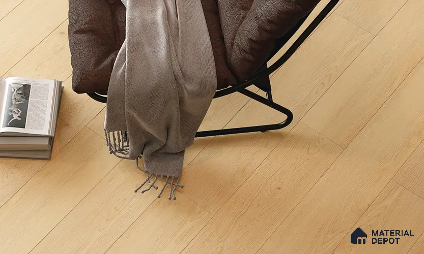HDF Laminate Wood Floor AC4 Grade LF 00324 B Panorama Caramel Drizzle 48 x 9 inch (1215x240 mm) - 8 mm | Aqua Protect 12 Hours Water Resistance | Anti Static and Stain Resistant | 0.5 mm V Groove | Wood Embossed Surface | Uniclic Installation | 10 Plank Variations
