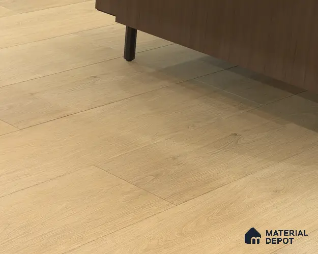 HDF Laminate Wood Floor AC4 Grade LF 00324 E Panorama Heather Mist 48 x 9 inch (1215x240 mm) - 8 mm | Aqua Protect 12 Hours Water Resistance | Anti Static and Stain Resistant | 0.5 mm V Groove | Wood Embossed Surface | Uniclic Installation | 10 Plank Variations