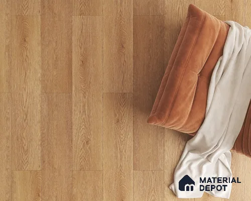 HDF Laminate Wood Floor AC4 Grade LF 00323 B Panorama Pearly Dawn 48 x 9 inch (1215x240 mm) - 8 mm | Aqua Protect 12 Hours Water Resistance | Anti Static and Stain Resistant | 0.5 mm V Groove | Wood Embossed Surface | Uniclic Installation | 10 Plank Variations