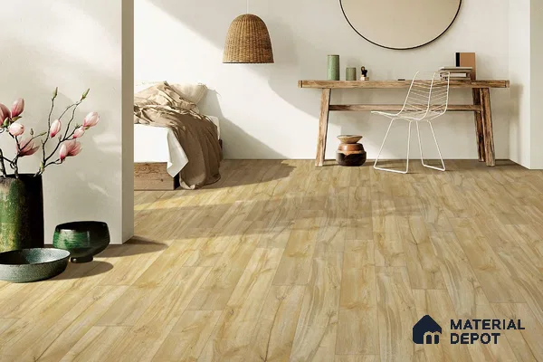 HDF Real Groove Laminate Wood Floor AC5 Grade LF 00326 G Riservia Faun 48 x 7 inch (1216x168 mm) - 8 mm | Aqua Protect 12 Hours Water Resistance | Anti Static and Stain Resistant | 0.5 mm V Groove | Real Wood Touch Surface | Uniclic Installation | 14 Plank Variations | 20 Years Warranty | EIR Surface