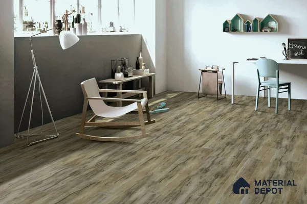 HDF Real Groove Embossed Laminate Wood Floor AC5 Grade LF 00329 C Robust Frosted 48 x 8 inch (1216x197 mm) - 8 mm | Aqua Protect 12 Hours Water Resistance | Anti Static and Stain Resistant | 0.5 mm V Groove | Real Wood Touch Surface | Uniclic Installation | 14 Plank Variations | 20 Years Warranty | EIR Surface