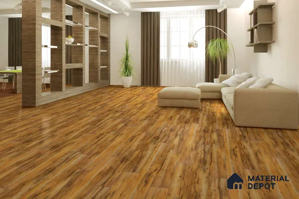 HDF Real Groove Embossed Laminate Wood Floor AC5 Grade LF 00329 B Robust Organic 48 x 8 inch (1216x197 mm) - 8 mm | Aqua Protect 12 Hours Water Resistance | Anti Static and Stain Resistant | 0.5 mm V Groove | Real Wood Touch Surface | Uniclic Installation | 14 Plank Variations | 20 Years Warranty | EIR Surface