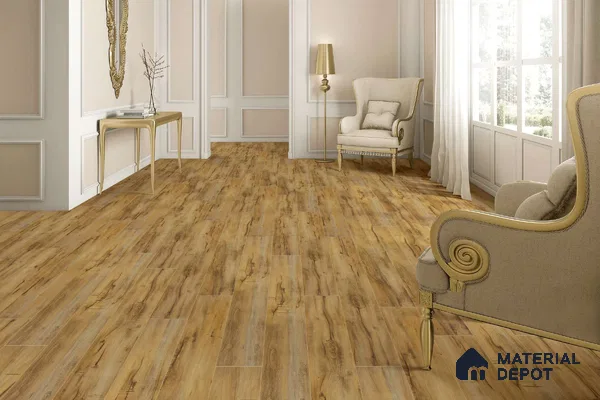 HDF Real Groove Embossed Laminate Wood Floor AC5 Grade LF 00329 E Robust Pale 48 x 8 inch (1216x197 mm) - 8 mm | Aqua Protect 12 Hours Water Resistance | Anti Static and Stain Resistant | 0.5 mm V Groove | Real Wood Touch Surface | Uniclic Installation | 14 Plank Variations | 20 Years Warranty | EIR Surface