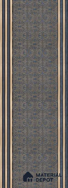 Grey Patterned Look Charcoal Decorative Wall Panel PN 05646 8 ft x 1 ft - 7 mm | Suitable for Feature Wall, TV Unit & Living Room | Width is Subjected to 5% Variation