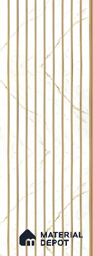 PN 05639 Charcoal Decorative Wall Panel - 8 ft x 1 ft - 7 mm | Width is Subjected to 5% Variation