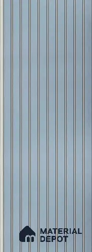 Grey Plain Colour Look Charcoal Decorative Wall Panel PN 05640 8 ft x 1 ft - 7 mm | Suitable for Feature Wall, TV Unit & Living Room | Width is Subjected to 5% Variation