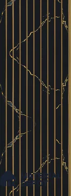 PN 05642 Charcoal Decorative Wall Panel - 8 ft x 1 ft - 7 mm | Width is Subjected to 5% Variation