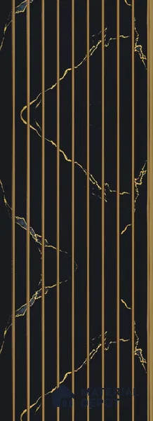 PN 05642 Charcoal Decorative Wall Panel - 8 ft x 1 ft - 7 mm | Width is Subjected to 5% Variation