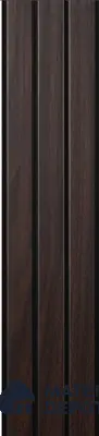 Brown Wooden Louver PN 00384 10 ft x 12 inch PVC Panel - 10 mm | Suitable for Feature Wall, TV Unit & Living Room | Width is Subjected to 5% Variation