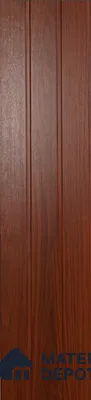 Brown Wooden Louver PN 00405 10 ft x 12 inch PVC Panel - 8 mm | Suitable for Feature Wall, TV Unit & Living Room | Width is Subjected to 5% Variation