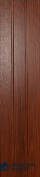Brown Wooden Louver PN 00405 10 ft x 12 inch PVC Panel - 8 mm | Suitable for Feature Wall, TV Unit & Living Room | Width is Subjected to 5% Variation