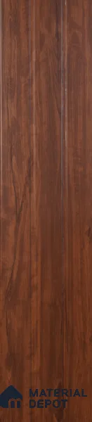 Brown Wooden Louver PN 00409 10 ft x 12 inch PVC Panel - 8 mm | Suitable for Feature Wall, TV Unit & Living Room | Width is Subjected to 5% Variation