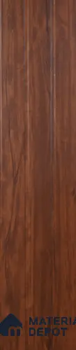 Brown Wooden Louver PN 00409 10 ft x 12 inch PVC Panel - 8 mm | Suitable for Feature Wall, TV Unit & Living Room | Width is Subjected to 5% Variation