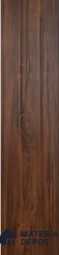 Brown Wooden Louver PN 00415 10 ft x 12 inch PVC Panel - 8 mm | Suitable for Feature Wall, TV Unit & Living Room | Width is Subjected to 5% Variation