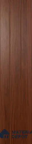 Brown Wooden Louver PN 00411 10 ft x 12 inch PVC Panel - 8 mm | Suitable for Feature Wall, TV Unit & Living Room | Width is Subjected to 5% Variation