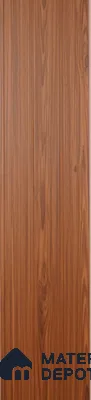 Brown Wooden Louver PN 00406 10 ft x 12 inch PVC Panel - 8 mm | Suitable for Feature Wall, TV Unit & Living Room | Width is Subjected to 5% Variation
