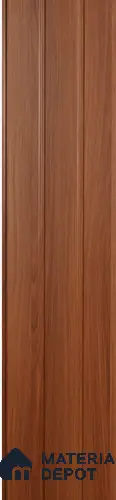 Brown Wooden Louver PN 00403 10 ft x 12 inch PVC Panel - 8 mm | Suitable for Feature Wall, TV Unit & Living Room | Width is Subjected to 5% Variation