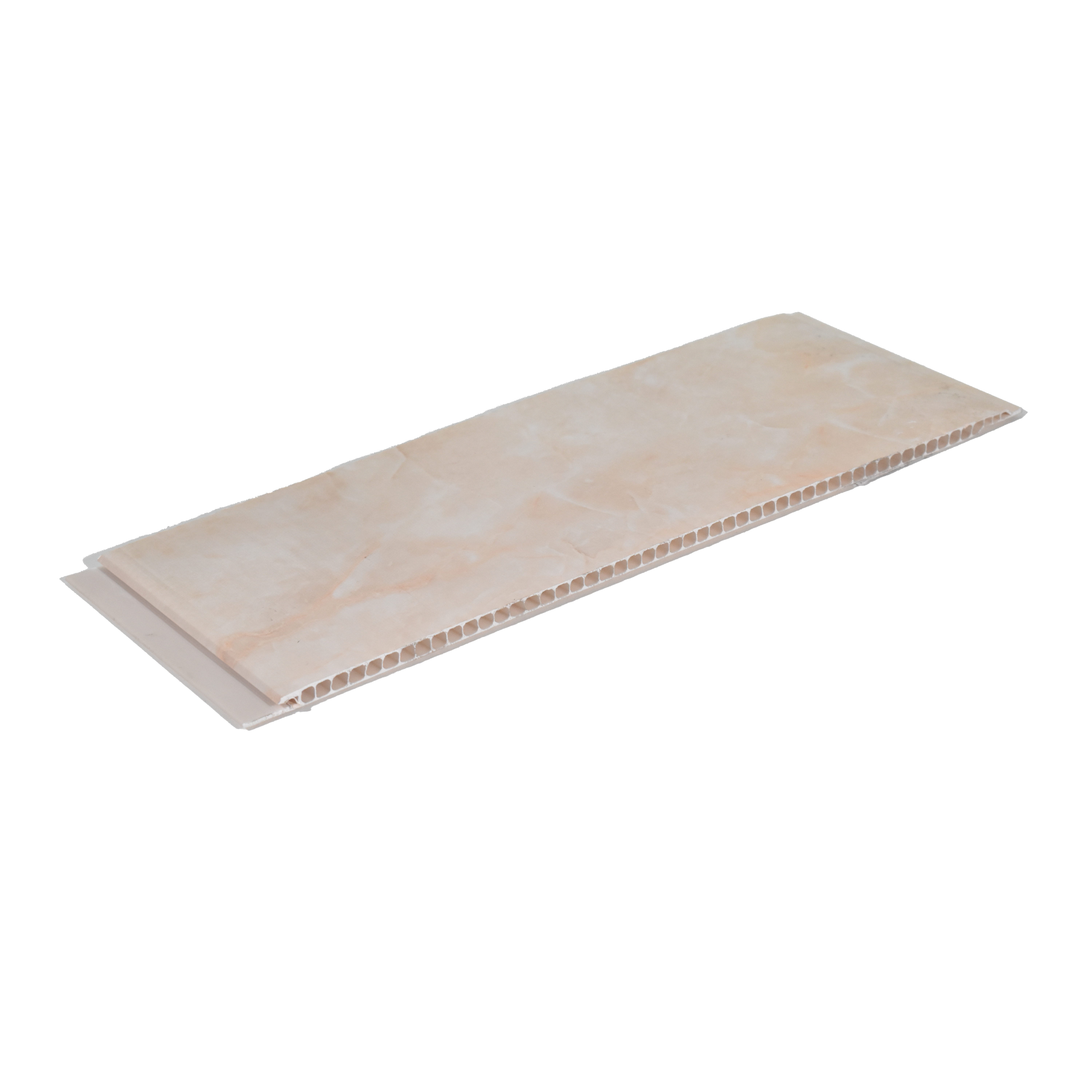 Beige Wood Look PVC Decorative Wall Panel PN 00439 10 ft x 10 inch - 6 mm | Suitable for Feature Wall, TV Unit & Living Room | Width is Subjected to 5% Variation