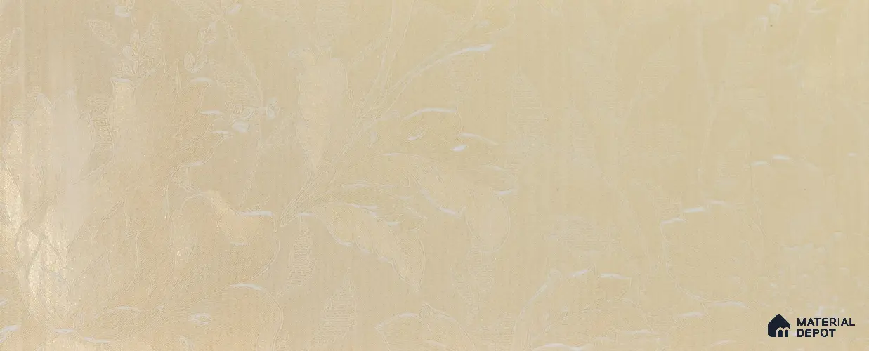 Beige Patterned Look PVC Decorative Wall Panel PN 00436 10 ft x 10 inch - 6 mm | Suitable for Feature Wall, TV Unit & Living Room | Width is Subjected to 5% Variation