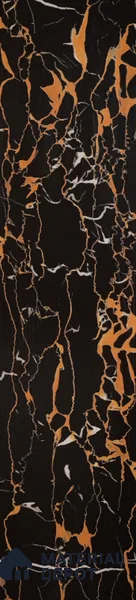 Black Patterned Look PVC Decorative Wall Panel PN 00446 (P41) 10 ft x 10 inch - 6 mm | Suitable for Feature Wall, TV Unit & Living Room | Width is Subjected to 5% Variation
