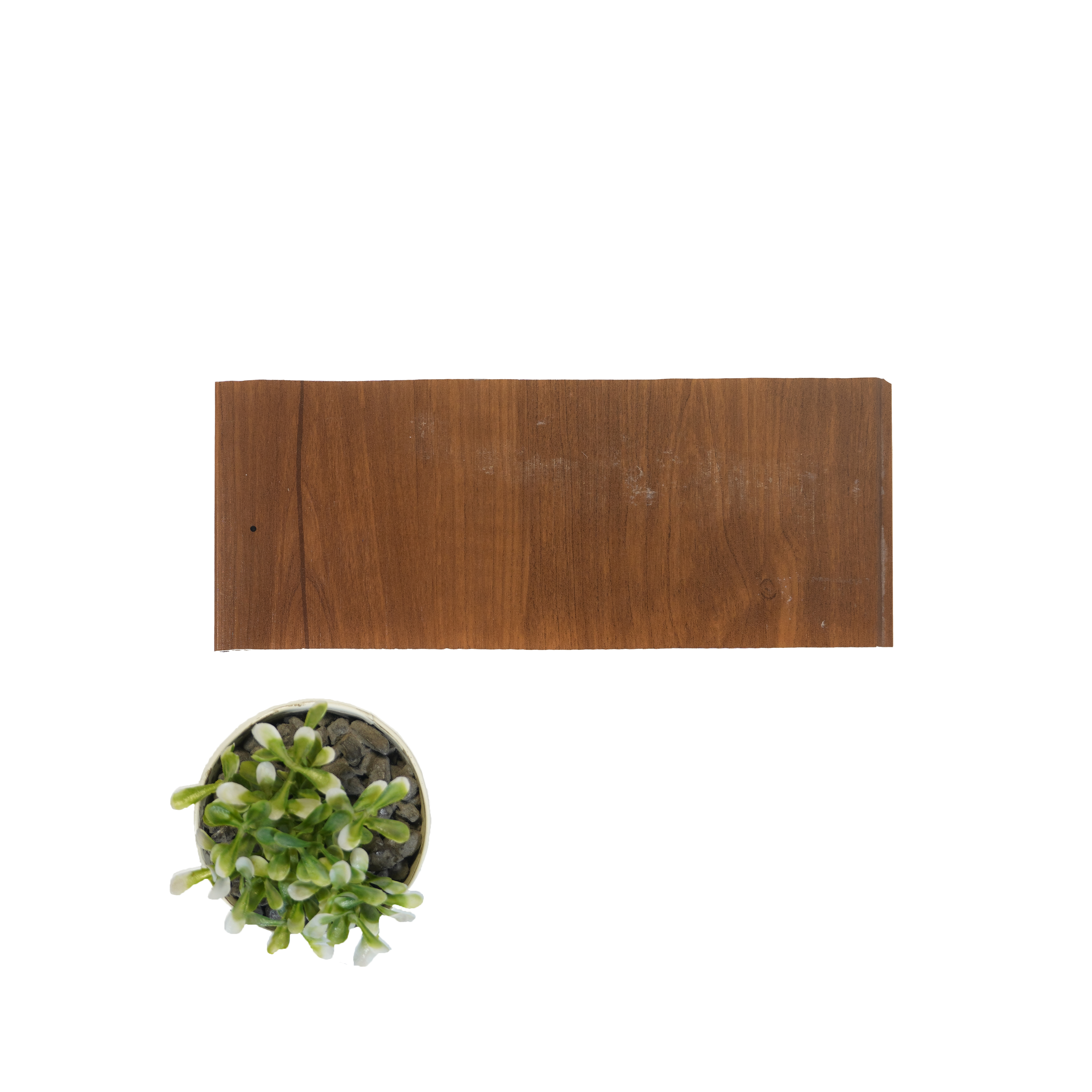 Brown Wood Look PVC Decorative Wall Panel PN 00434 10 ft x 10 inch - 6 mm | Suitable for Feature Wall, TV Unit & Living Room | Width is Subjected to 5% Variation
