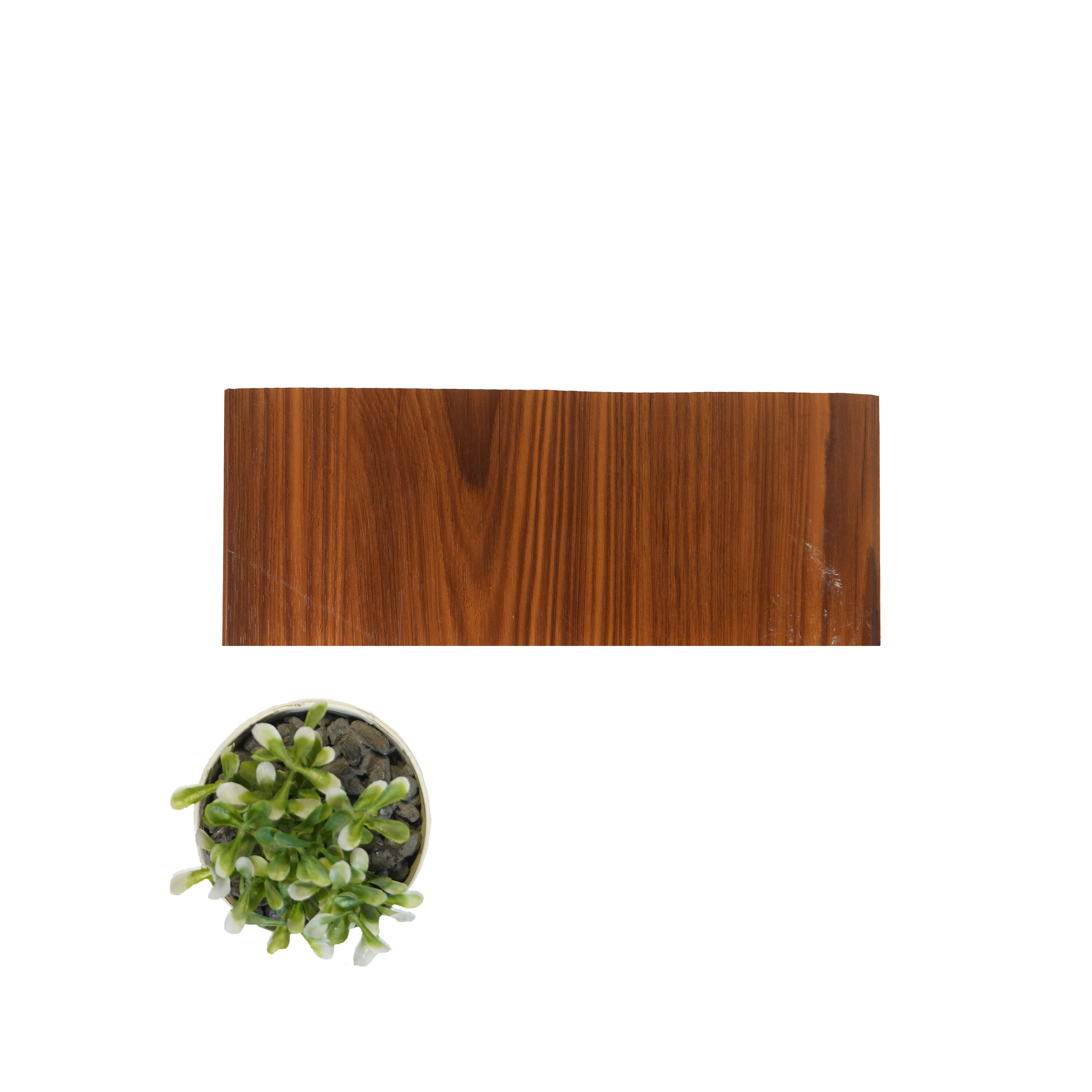 Brown Wood Look PVC Decorative Wall Panel PN 00438 10 ft x 10 inch - 6 mm | Suitable for Feature Wall, TV Unit & Living Room | Width is Subjected to 5% Variation