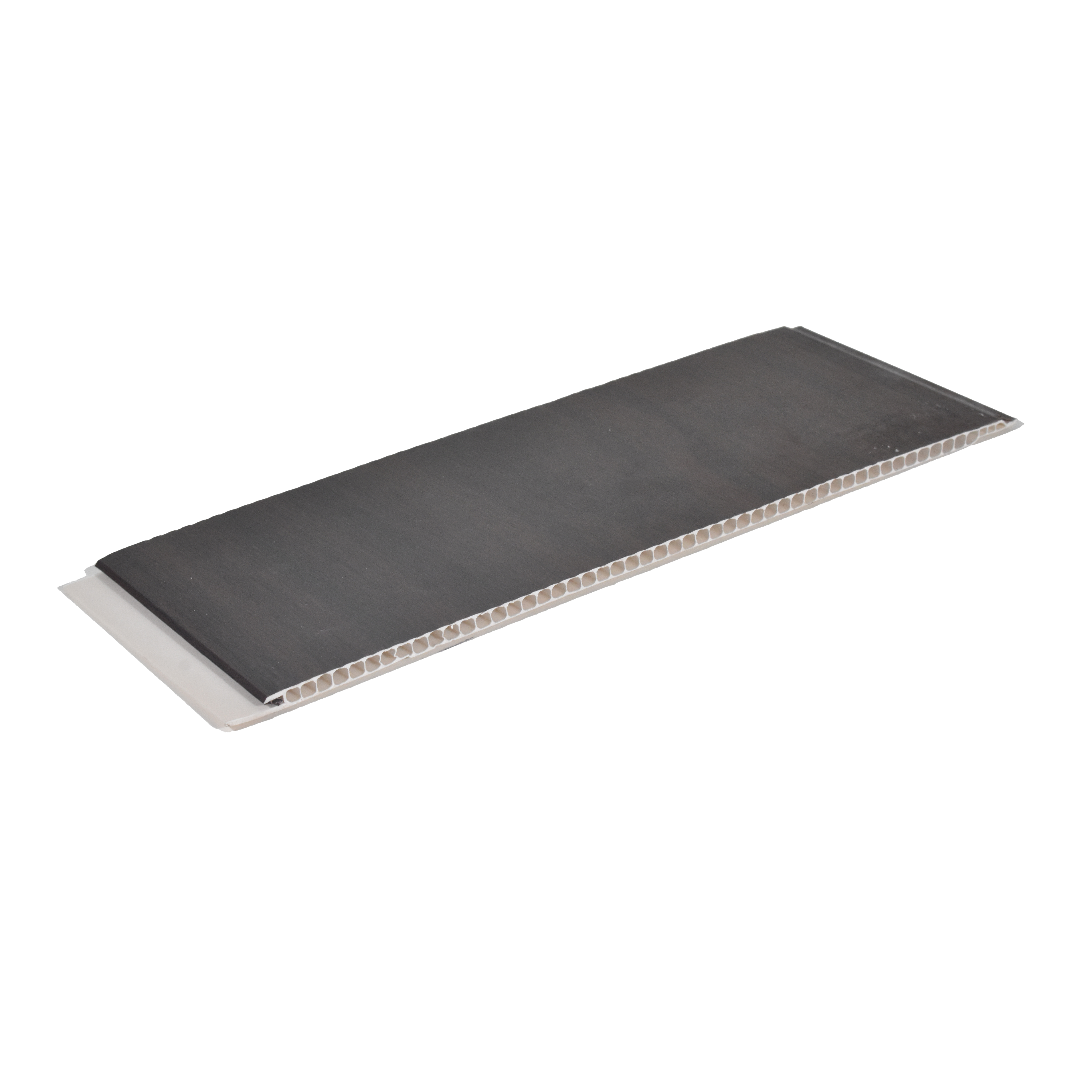 Brown Wooden Look PVC Decorative Wall Panel 10 ft x 10 inch - 6 mm | Ideal for Feature Wall, Living Room, Bedroom, TV Unit, Hotel, Restaurant, Office | PN 00454 | Width is Subjected to 5% Variation