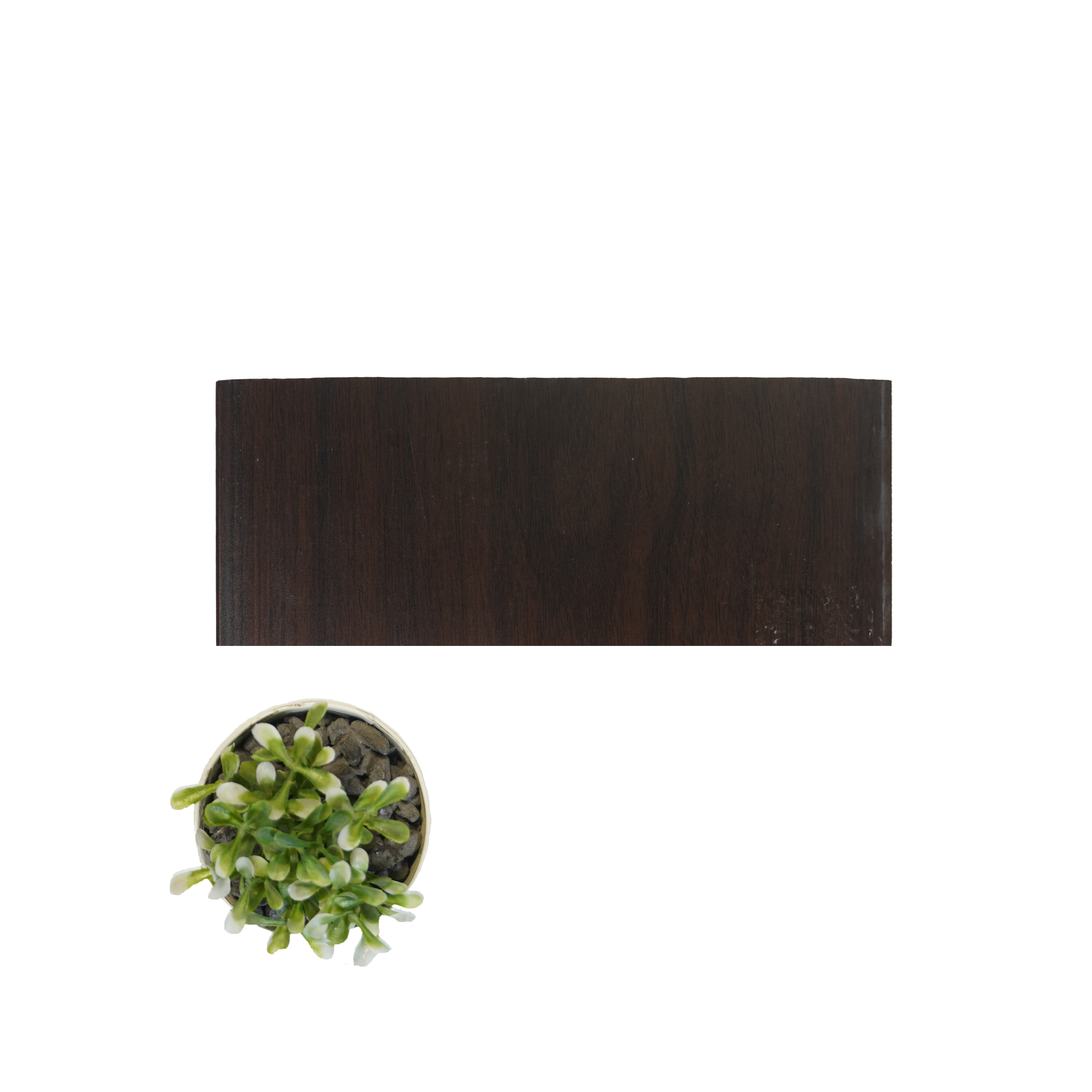 Brown Wooden Look PVC Decorative Wall Panel 10 ft x 10 inch - 6 mm | Ideal for Feature Wall, Living Room, Bedroom, TV Unit, Hotel, Restaurant, Office | PN 00454 | Width is Subjected to 5% Variation