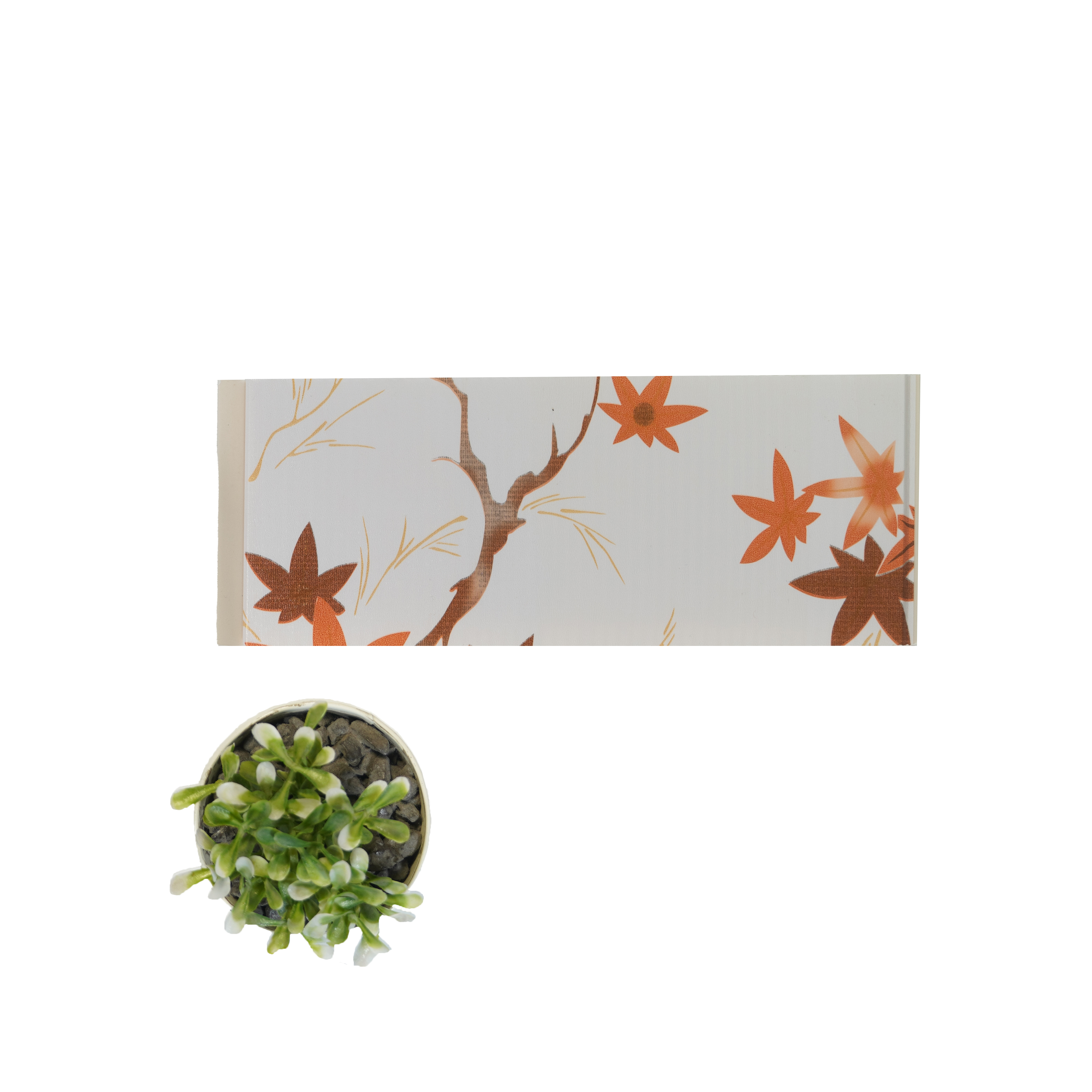 Multi Colour Patterned Look PVC Decorative Wall Panel PN 00448 10 ft x 10 inch - 6 mm | Suitable for Feature Wall, TV Unit & Living Room | Width is Subjected to 5% Variation