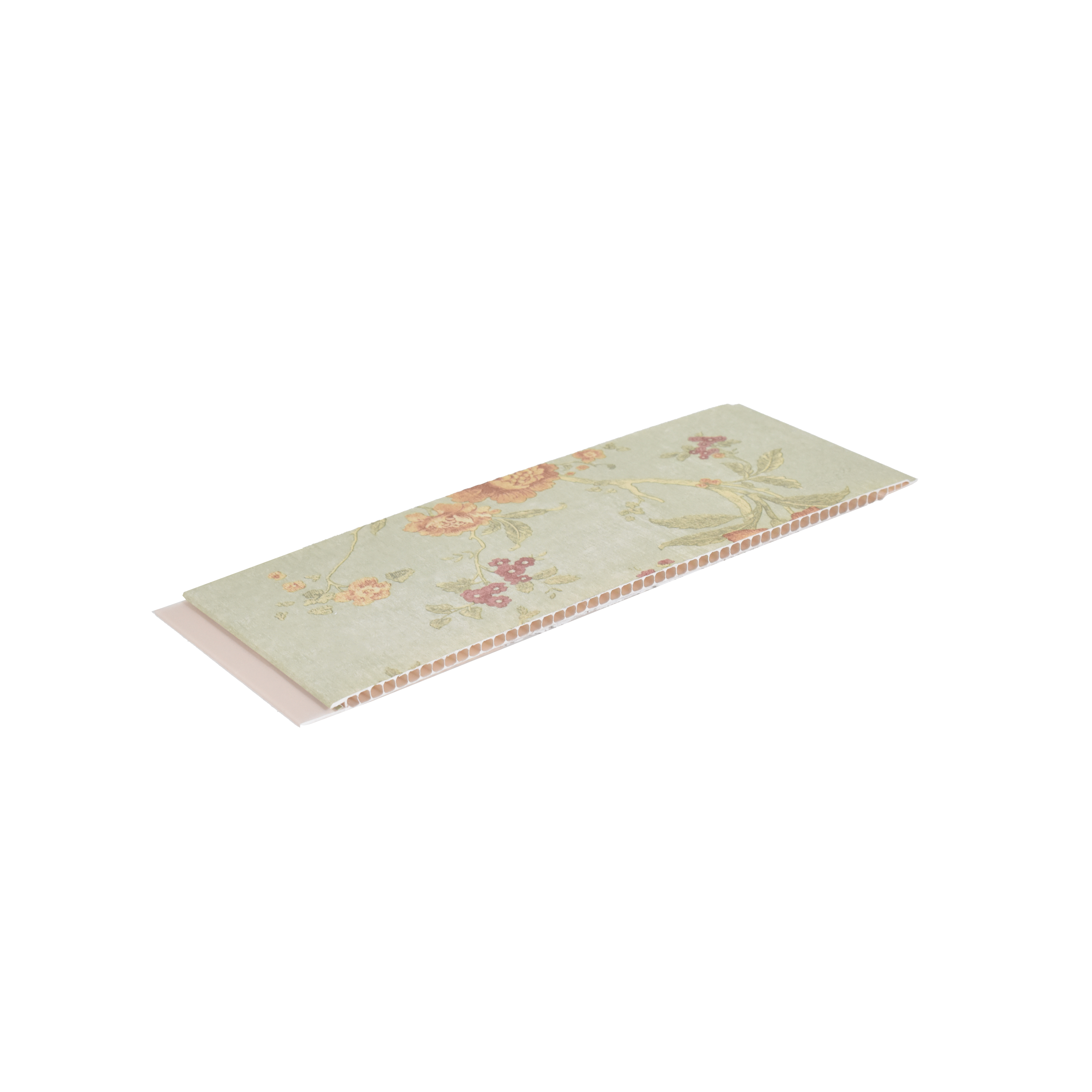 Beige Patterned Look PVC Decorative Wall Panel 10 ft x 10 inch - 6 mm | Ideal for Feature Wall, Living Room, Bedroom, TV Unit, Hotel, Restaurant, Office | PN 00443 | Width is Subjected to 5% Variation