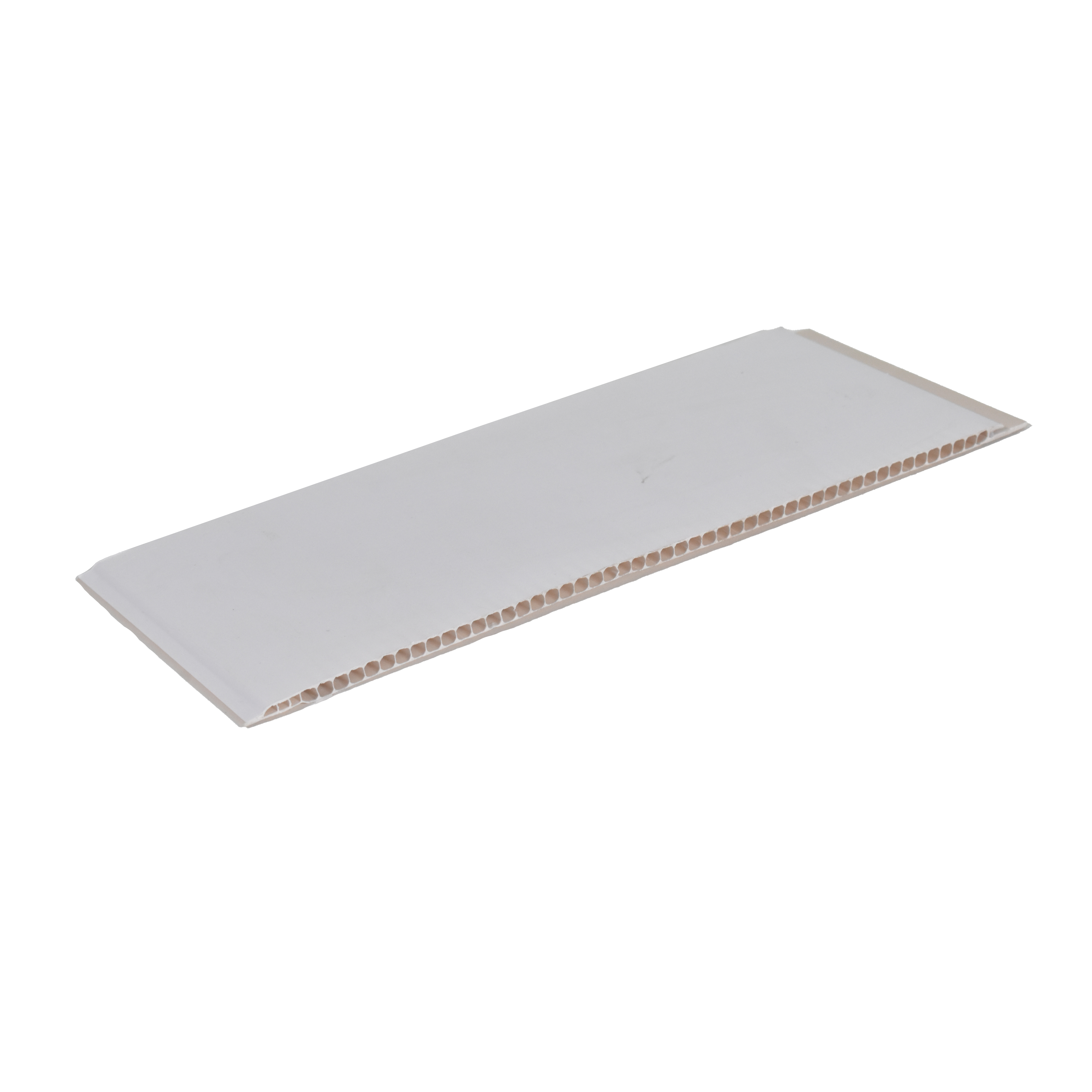White Plain Colour Look PVC Decorative Wall Panel 10 ft x 10 inch - 6 mm | Ideal for Feature Wall, Living Room, Bedroom, TV Unit, Hotel, Restaurant, Office | PN 00435 | Width is Subjected to 5% Variation