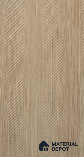Brown Zig Wave Texture Finish Decorative Laminate 8 ft x 4 ft | LM 26092 - 1 mm | Ideal for Living Room, Bedroom, Kitchen, TV Cabinet, Wardrobe