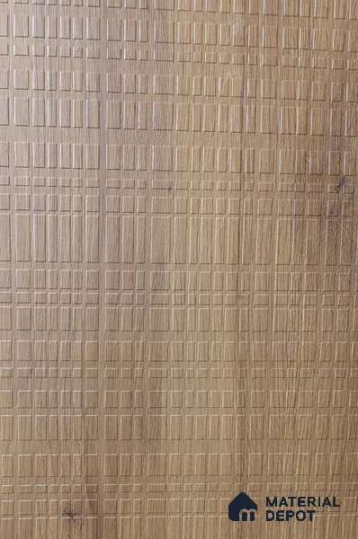 Brown Cube Texture Finish Decorative Laminate 8 ft x 4 ft | LM 26093 - 1 mm | Ideal for Living Room, Bedroom, Kitchen, TV Cabinet, Wardrobe