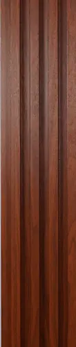 Brown Wooden Look WPC Louver/Panel 9.5 ft x 6.5 inch - 23 mm | Ideal for Feature Wall, Living Room, Bedroom, TV Cabinet, Hotel, Restaurant, Office | PN 00425 | Image 01