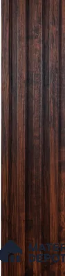 Brown Wooden Louver PN 00427 9.5 ft x 6.5 inch WPC Panel - 23 mm | Suitable for Feature Wall, TV Unit & Living Room | Width is Subjected to 5% Variation