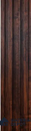 Brown Wooden Louver PN 00427 9.5 ft x 6.5 inch WPC Panel - 23 mm | Suitable for Feature Wall, TV Unit & Living Room | Width is Subjected to 5% Variation