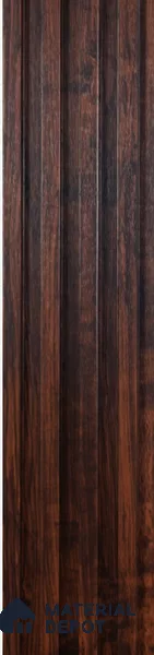 Brown Wooden Louver PN 00427 9.5 ft x 6.5 inch WPC Panel - 23 mm | Suitable for Feature Wall, TV Unit & Living Room | Width is Subjected to 5% Variation