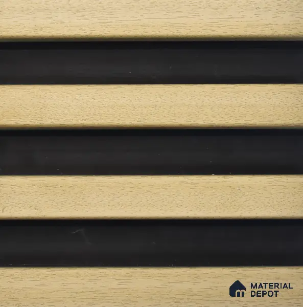 Beige Wooden Look WPC Louver/Panel 9.5 Ft x 6.5 inch - 23 mm | Ideal for Feature Wall, Living Room, Bedroom, Home, Office | PN 00274 | Width is Subjected to 5% Variation