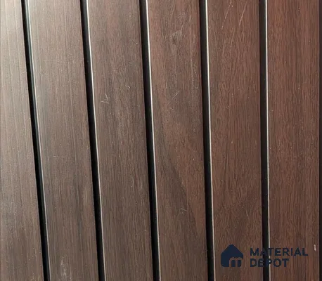 Brown Wood Look PVC Louver/Panel | 10ft x 1ft | 10 - mm | PN 07865