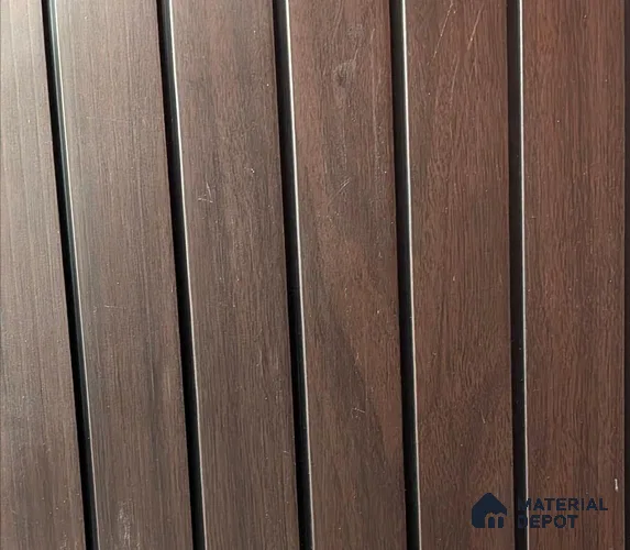 Brown Wood Look PVC Louver/Panel | 10ft x 1ft | 10 - mm | PN 07865