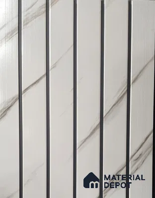Brown Marble Look PVC Louver/Panel | 10ft x 1ft | 10 - mm | PN 07863