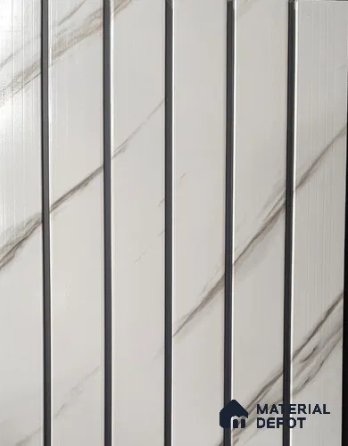 Brown Marble Look PVC Louver/Panel | 10ft x 1ft | 10 - mm | PN 07863