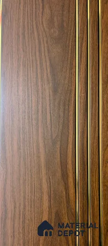 White Wood Look Charcoal Louver/Panel | 10 ft x 1 ft | 8 - mm | PN 07861