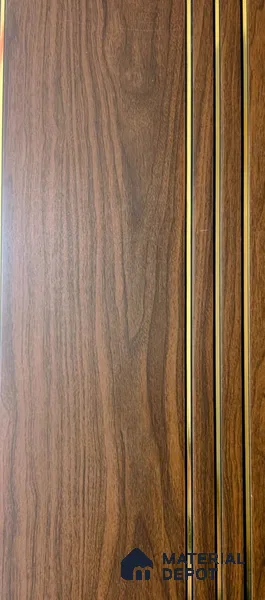 White Wood Look Charcoal Louver/Panel | 10 ft x 1 ft | 8 - mm | PN 07861