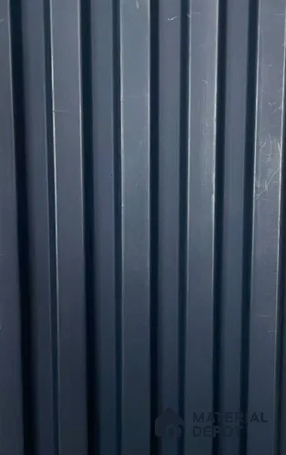 Blue Plain Colour Look Charcoal Louver/Panel | 9.5 ft x 4.7 inch | 12 - mm | PN 06543