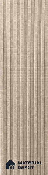 Brown Fabric Look Charcoal Louver/Panel | 9.5 ft x 6 inch | 8 - mm | PN 07844
