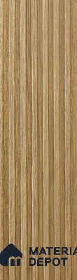 Brown Wood Look Charcoal Louver/Panel | 9.5 ft x 6 inch | 8 - mm | PN 07845